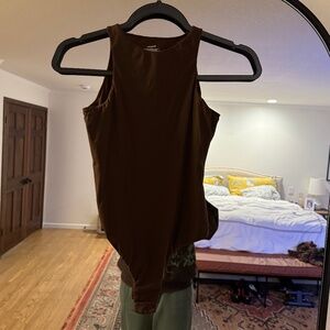 SKIMS Chocolate Brown Bodysuit